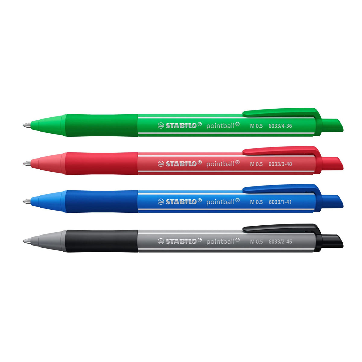 STABILO® pointball® Colorful – Penna a Sfera Ricaricabile a Scatto