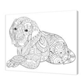 Tela Stampata Da Colorare 40x50 - Cagnolino