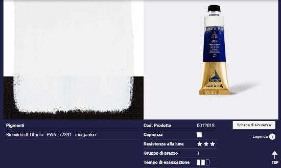 Maimeri Puro 40ml Bianco di Titanio 018