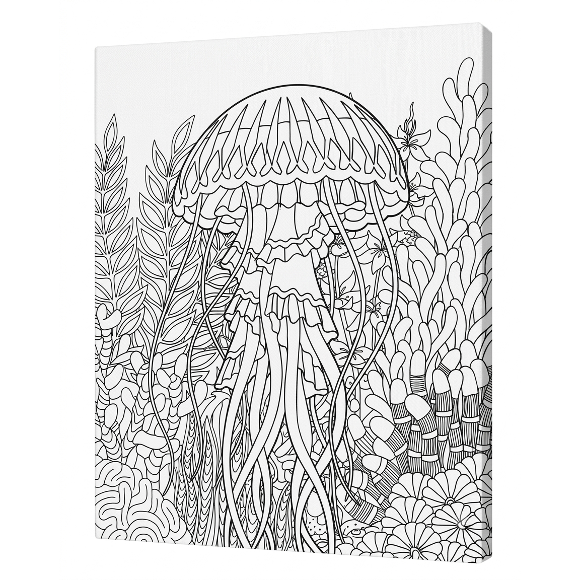 Tela Stampata Da Colorare 40x50 - Medusa