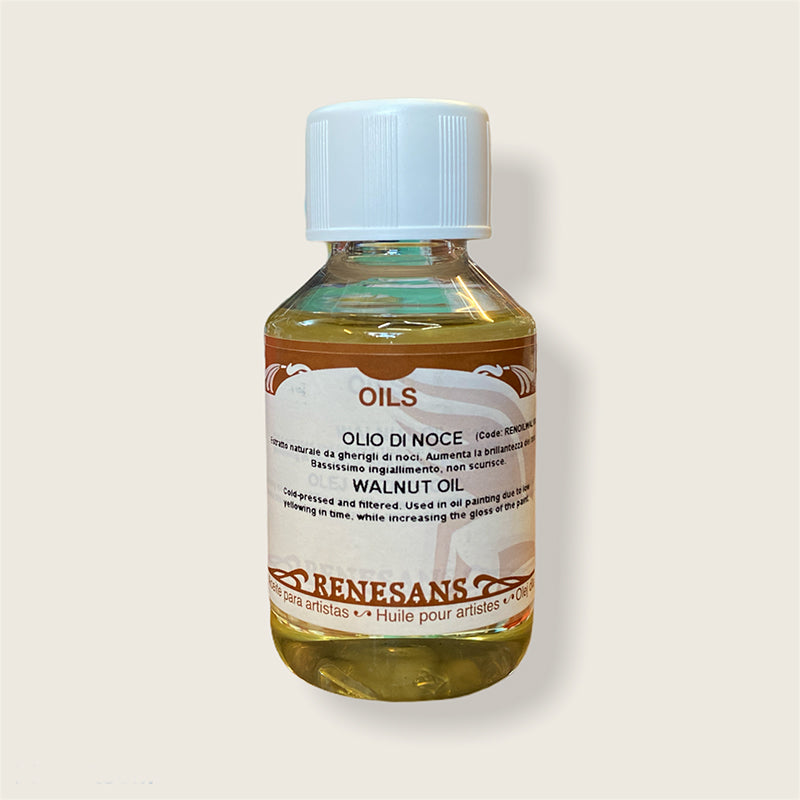 Olio di Noce 100 ml Renesans – Legante e Medium Naturale per Pittura ad Olio