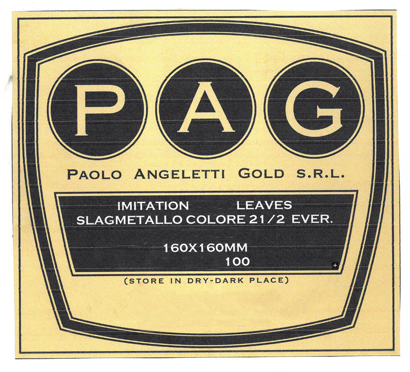 Foglia Oro/Argento imitazione 16x16 (100 FG)