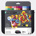 Winsor & Newton BrushMarker – Confezione da 24 + 1 (Custodia in Tessuto)