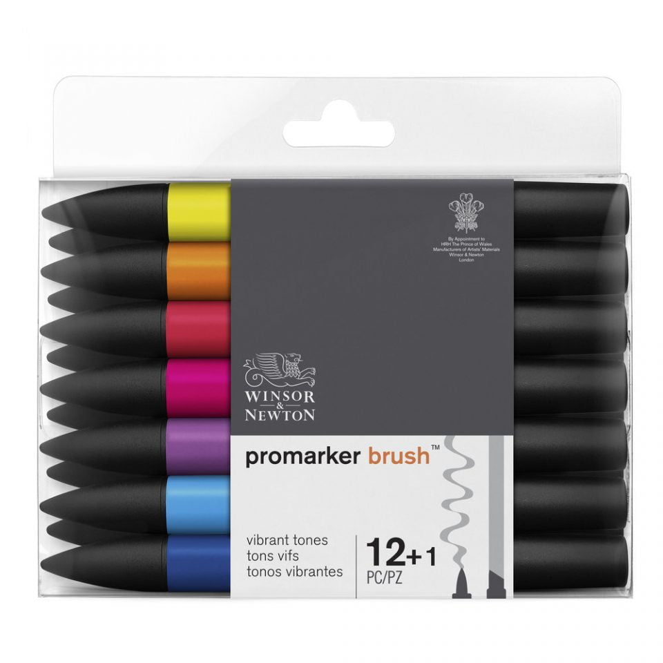 Winsor & Newton Brushmarker - Confezione da 12 + 1
