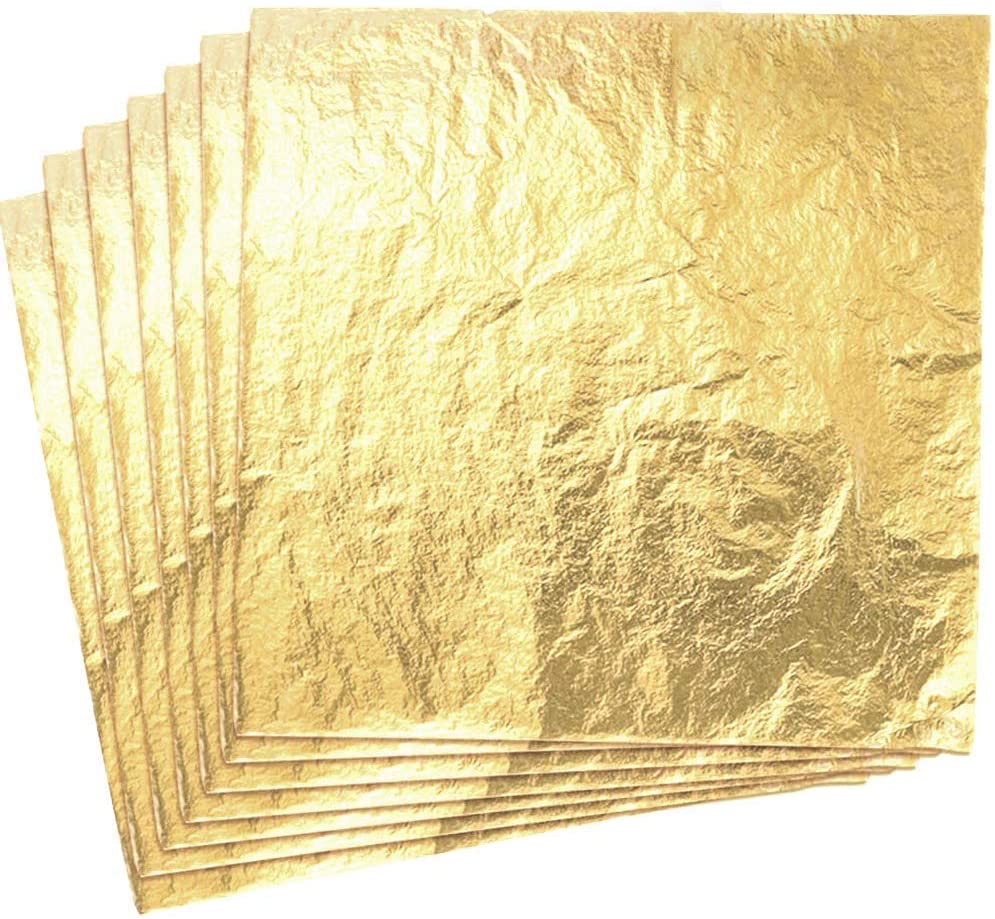 Foglia Oro/Argento imitazione 16x16 (100 FG)