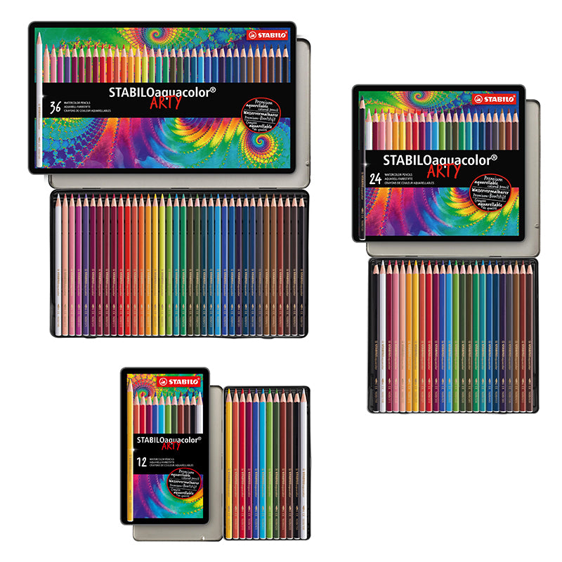 Stabilo Aquacolor – Matite Colorate Acquerellabili (Scatola in Metallo)