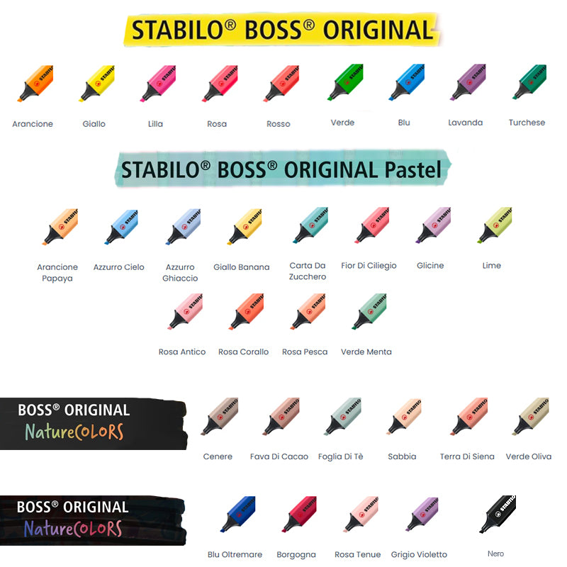 Stabilo BOSS – Evidenziatori colorati
