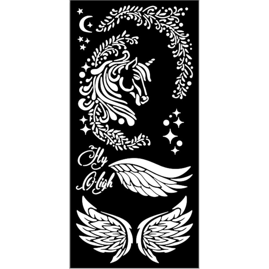 STENCIL SPESSO 12X25 CM