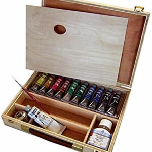 Cassetta in faggio Tempera fine Maimeri