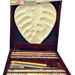 Acquerelli Renesans - Cassetta in legno da 54 mezzi godet